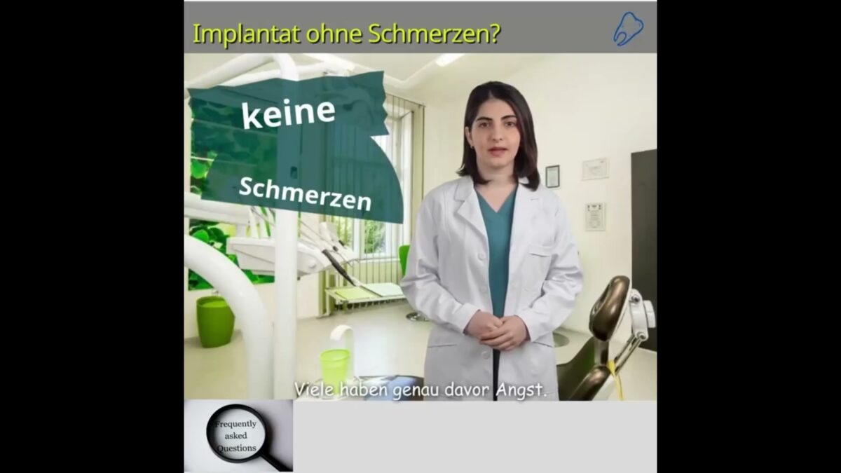 Zahnimplantat Schmerzen Behandlung erklärt