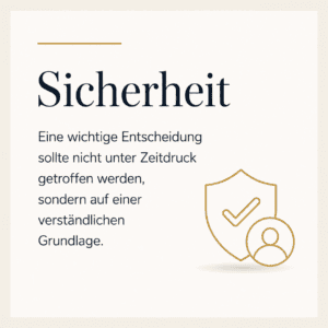 Sicherheit bei der Entscheidung über den Heil- und Kostenplan einer Zahnbehandlung
