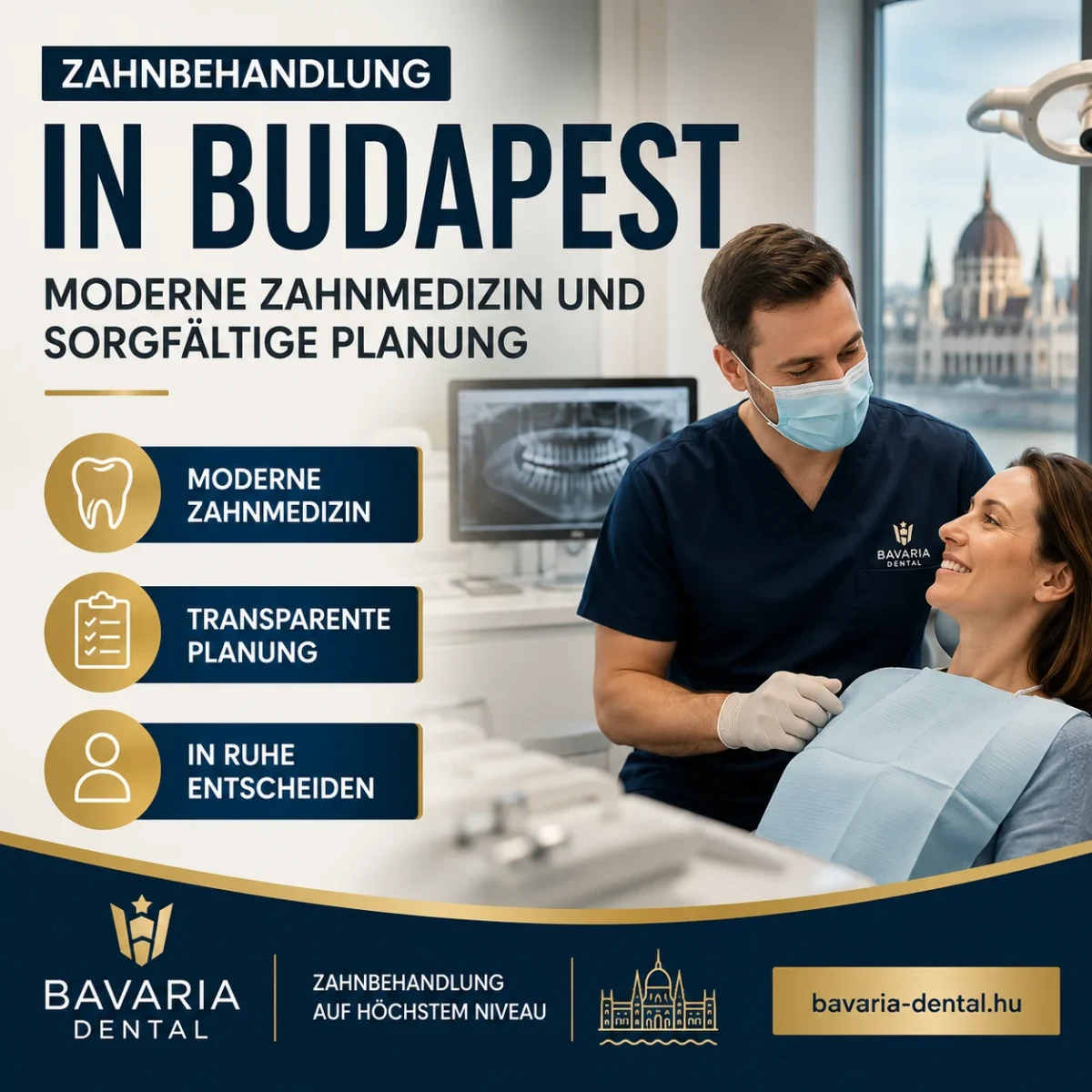 Zahnbehandlung in Budapest mit moderner Zahnmedizin und sorgfältiger Behandlungsplanung