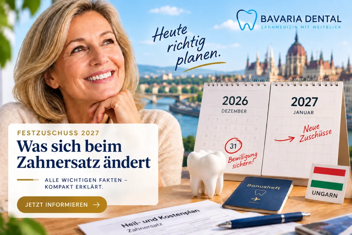 Festzuschuss 2027 für Zahnersatz: Was sich ändert